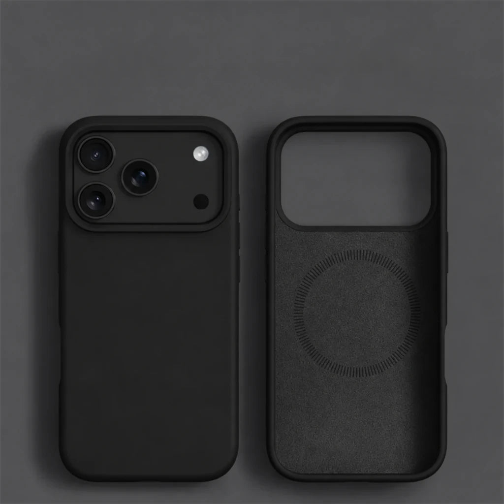 Magnetic silicone case for iPhone | Soft finish