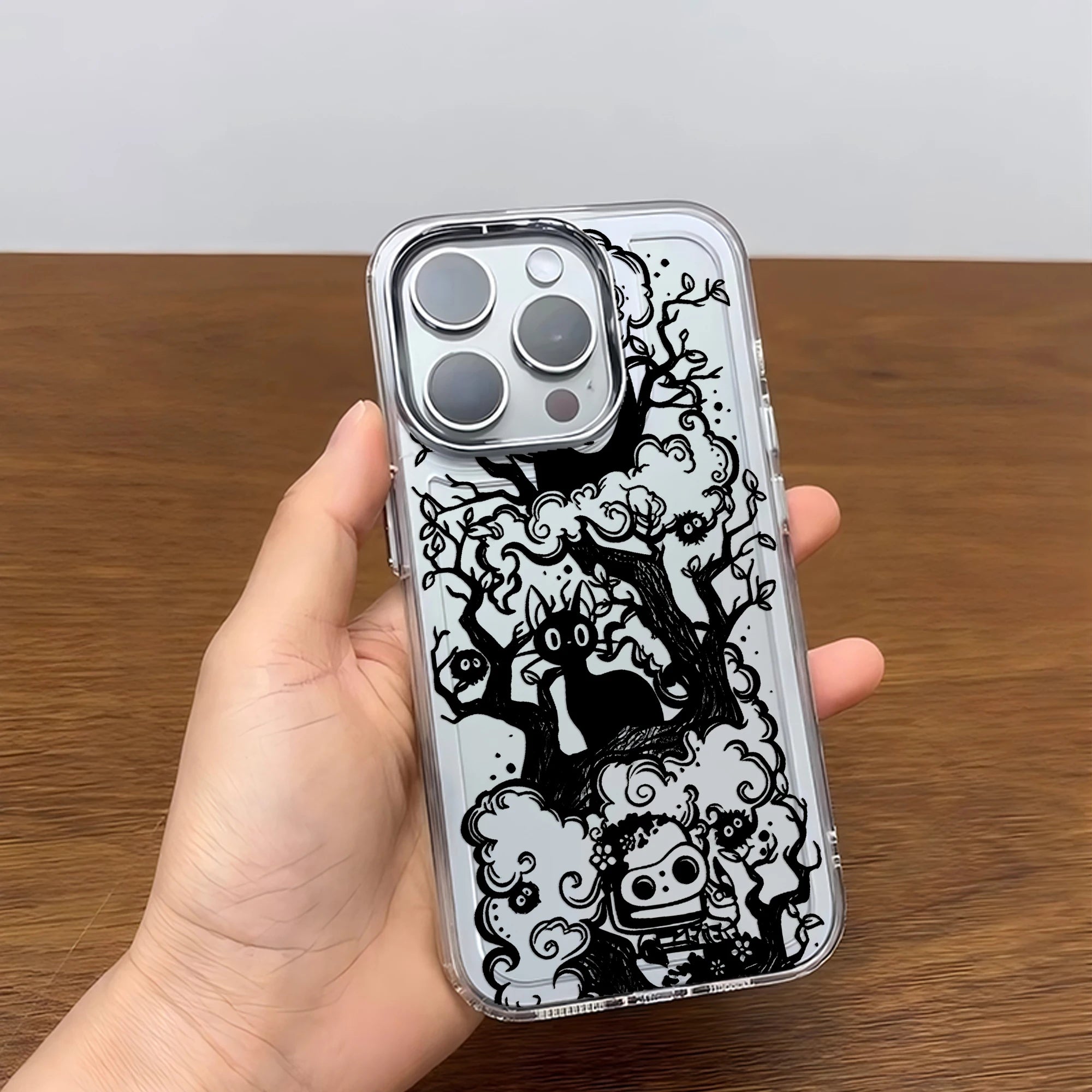Soot Sprites Anime iPhone Case | Soft TPU | iPhone 7–17 Pro Max