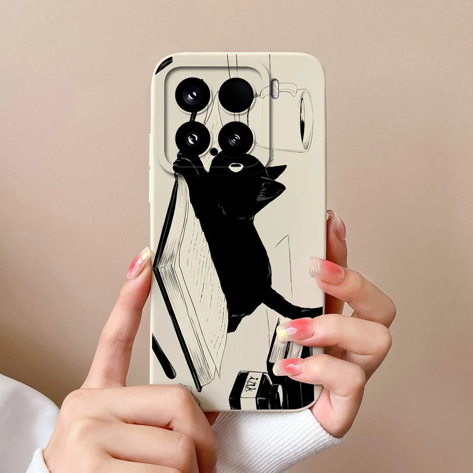 Xiaomi 15 / 15 Pro Soft Silicone Case | Creative Style Protective Back Cover