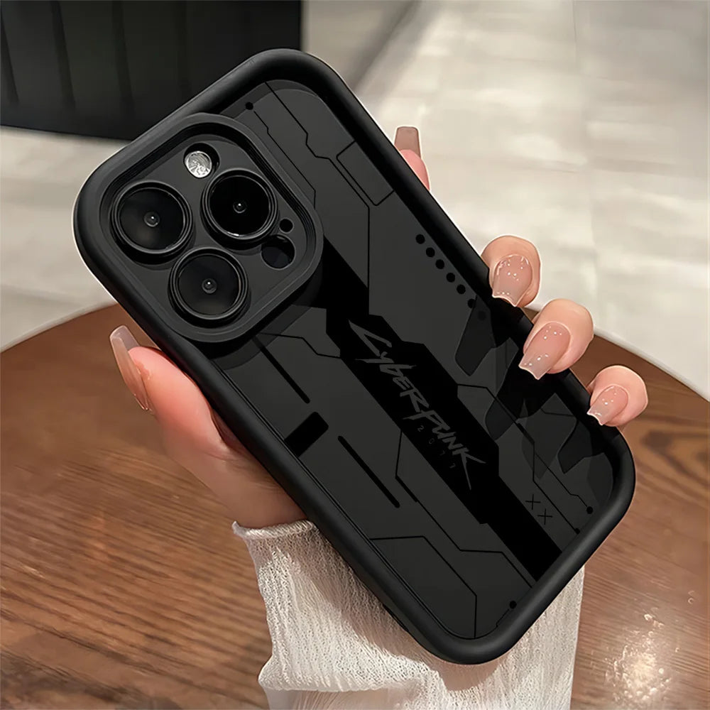 Cyberpunk Anime iPhone Case | Soft TPU | iPhone 11–17 Pro Max