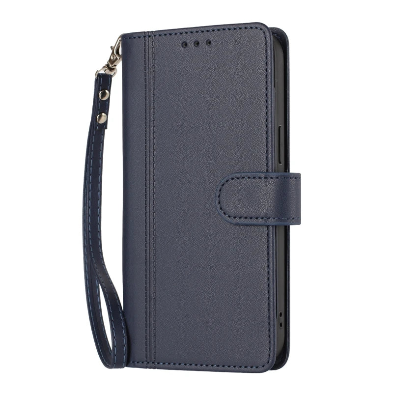 OPPO Reno Leather Flip Wallet Case | 9-Card Slots | Reno 11–16 Pro Max