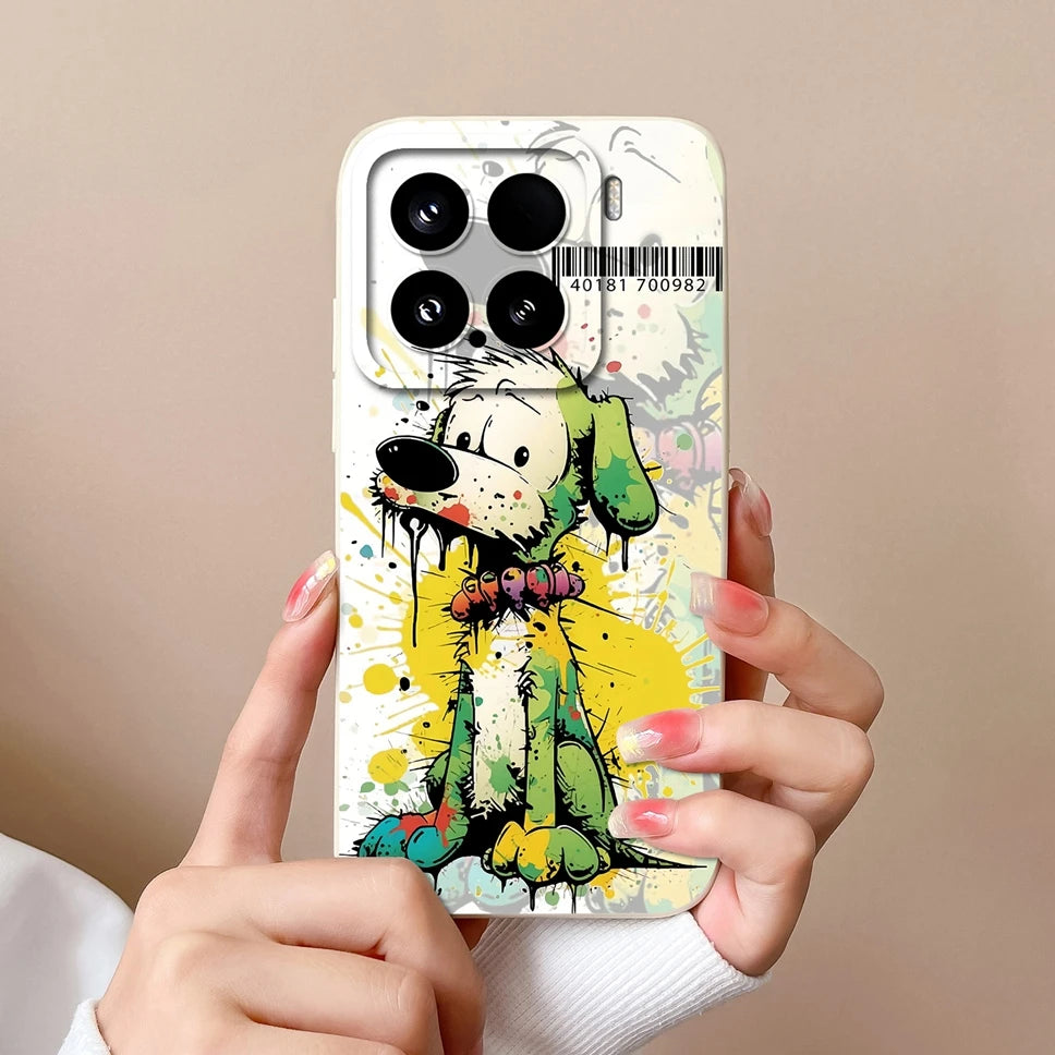 Xiaomi 15 / 15 Pro Soft Silicone Case | Creative Style Protective Back Cover