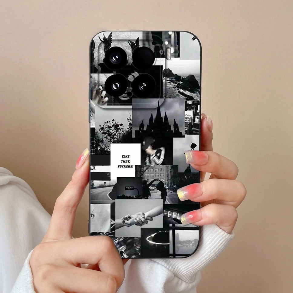 Xiaomi 15 / 15 Pro Soft Silicone Case | Creative Style Protective Back Cover