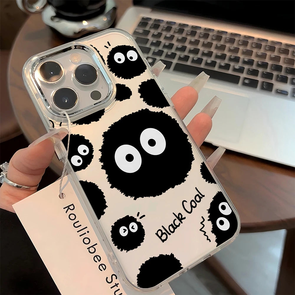 Soot Sprites Anime iPhone Case | Soft TPU | iPhone 7–17 Pro Max