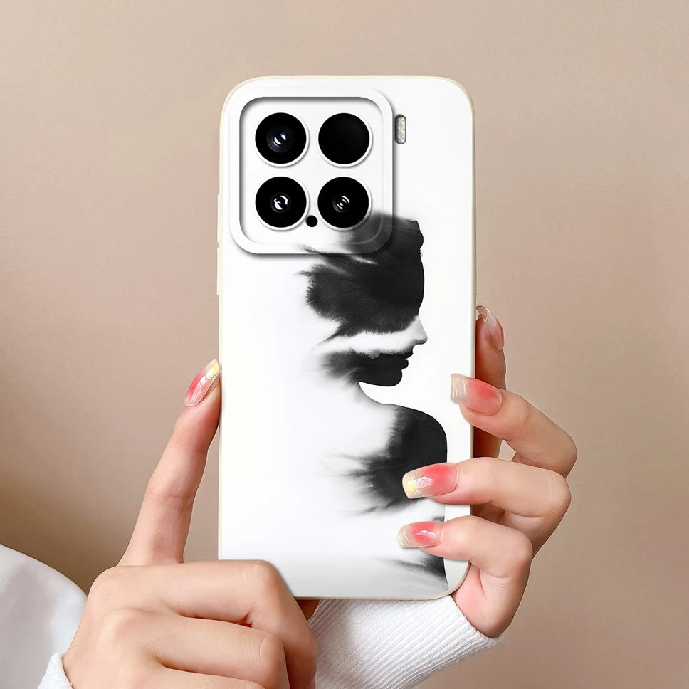 Xiaomi 15 / 15 Pro Soft Silicone Case | Creative Style Protective Back Cover