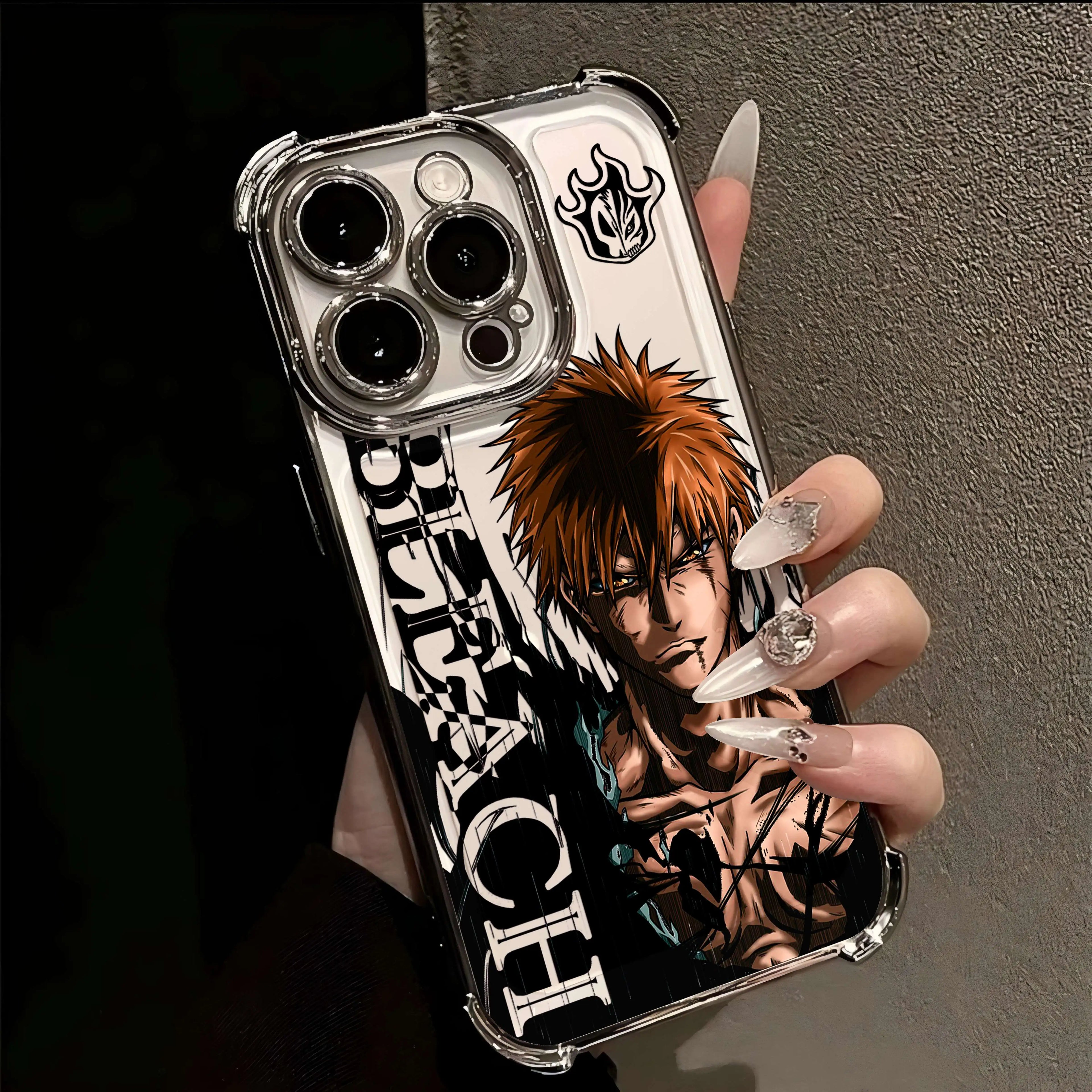 Bleach Ichigo Plating iPhone Case | Anti-Drop Airbag | iPhone 7–16 Pro Max