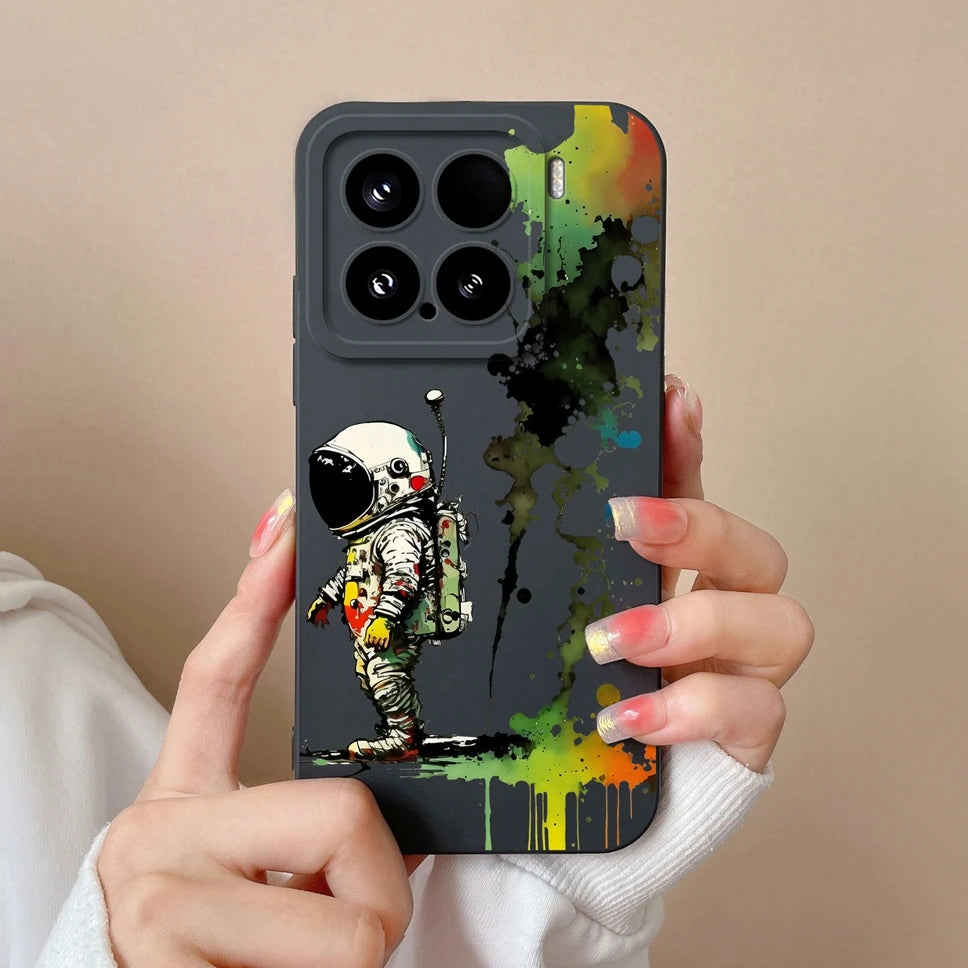 Xiaomi 15 / 15 Pro Soft Silicone Case | Creative Style Protective Back Cover