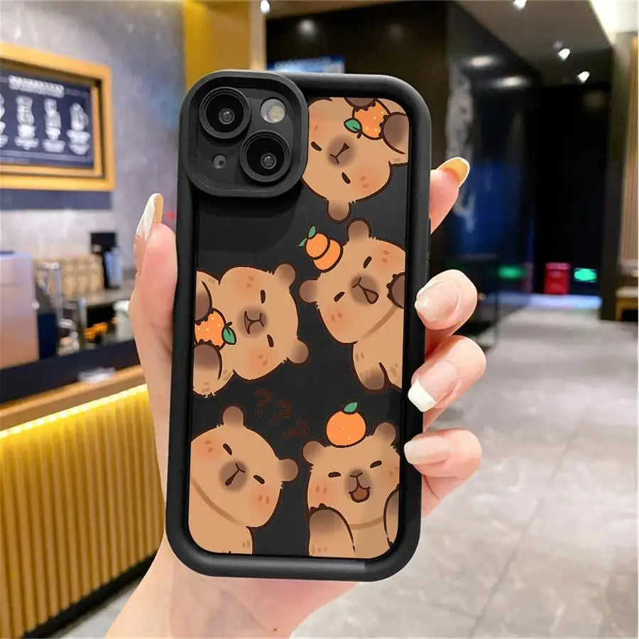 Cute Capybara iPhone Case | Soft TPU | iPhone XR–16e Pro Max