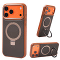 Carbon Fiber Magnetic Ring Stand Case | MagSafe Compatible | Shockproof