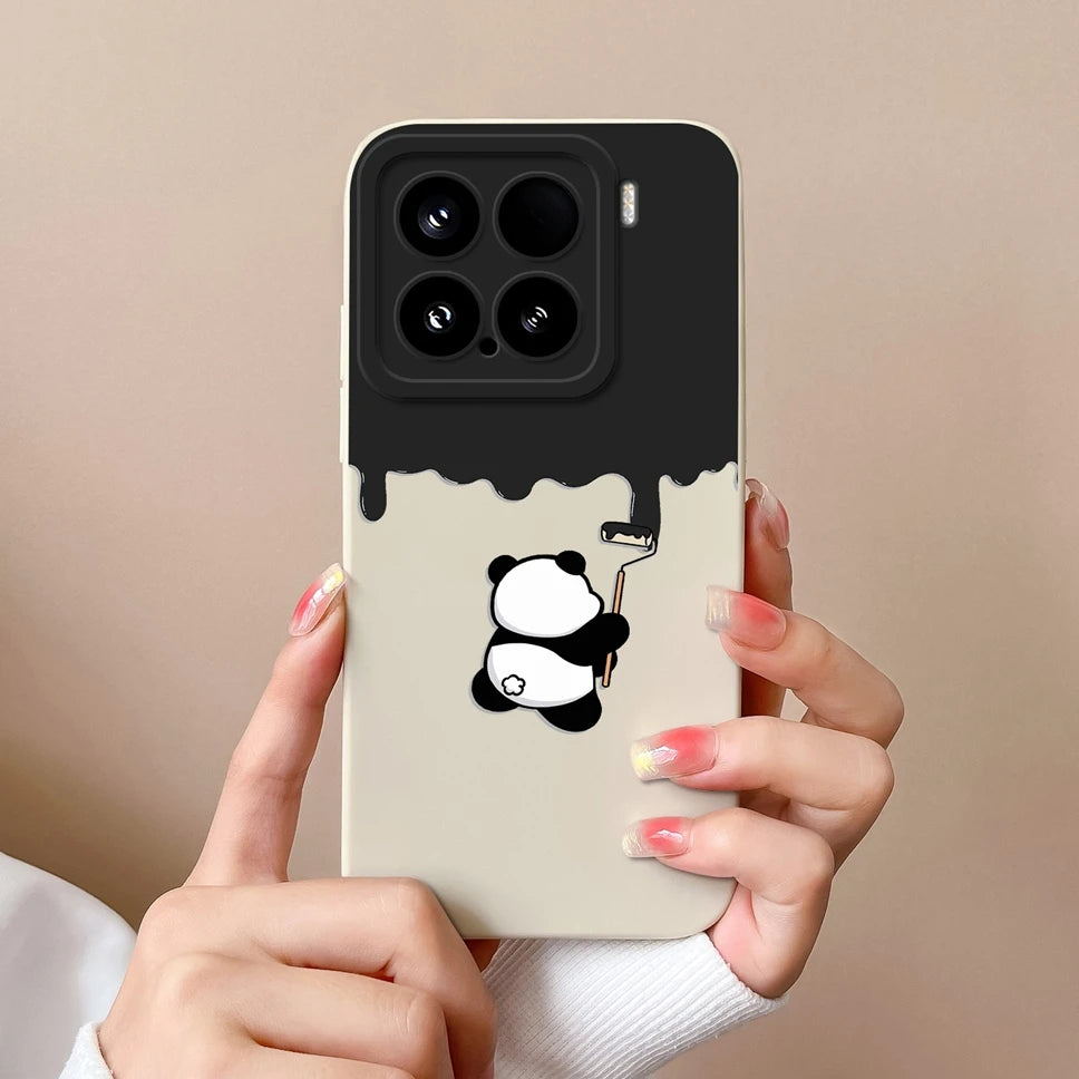 Xiaomi 15 / 15 Pro Soft Silicone Case | Creative Style Protective Back Cover