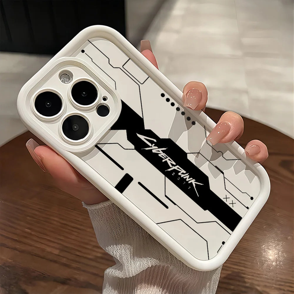 Cyberpunk Anime iPhone Case | Soft TPU | iPhone 11–17 Pro Max