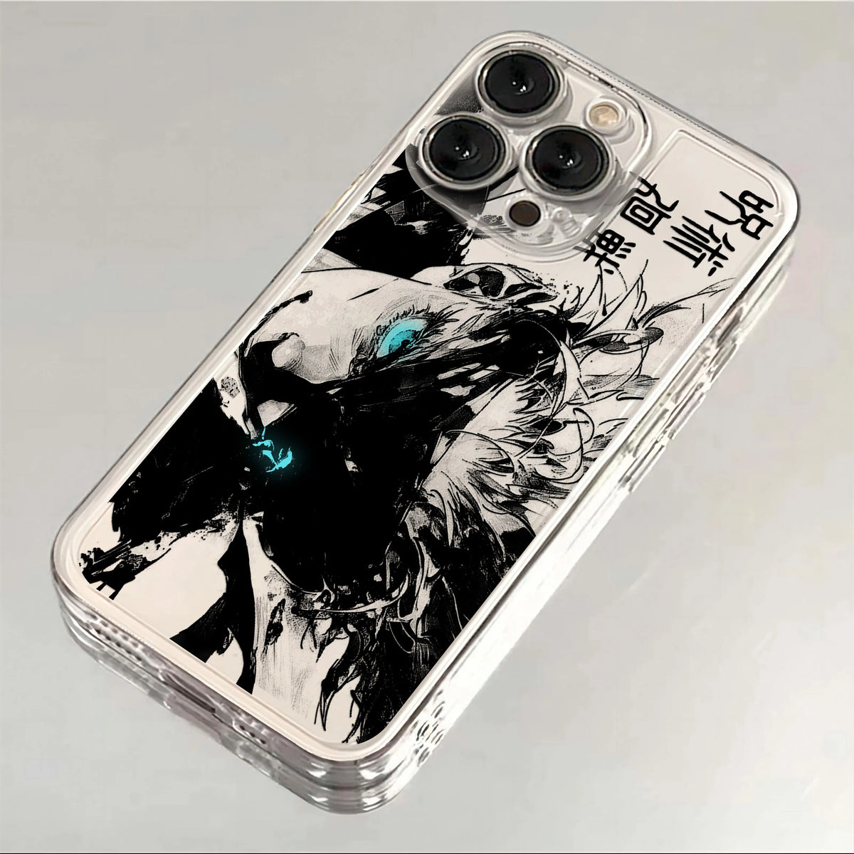 Jujutsu Kaisen Transparent iPhone Case | Soft TPU | iPhone 11–17 Pro Max