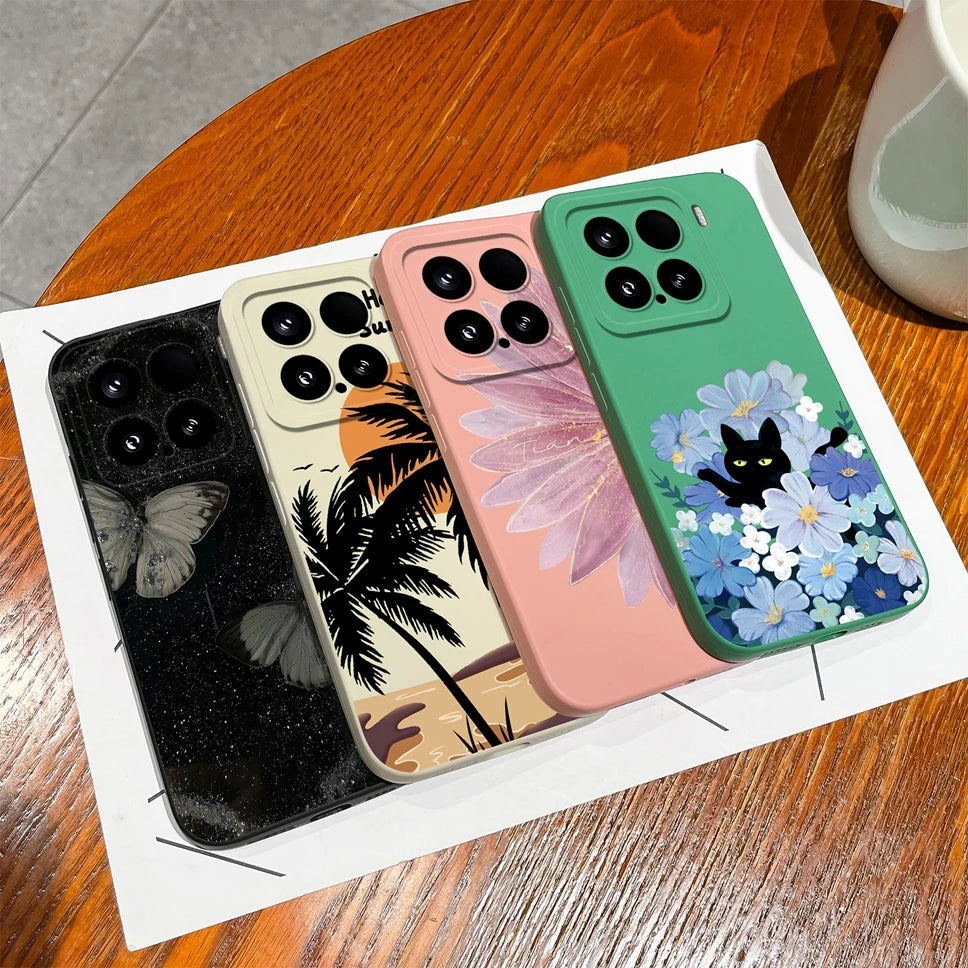Xiaomi 15 / 15 Pro Soft Silicone Case | Creative Style Protective Back Cover