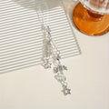 Pink Bow Phone Strap | Beaded Lanyard with Keychain | Universal