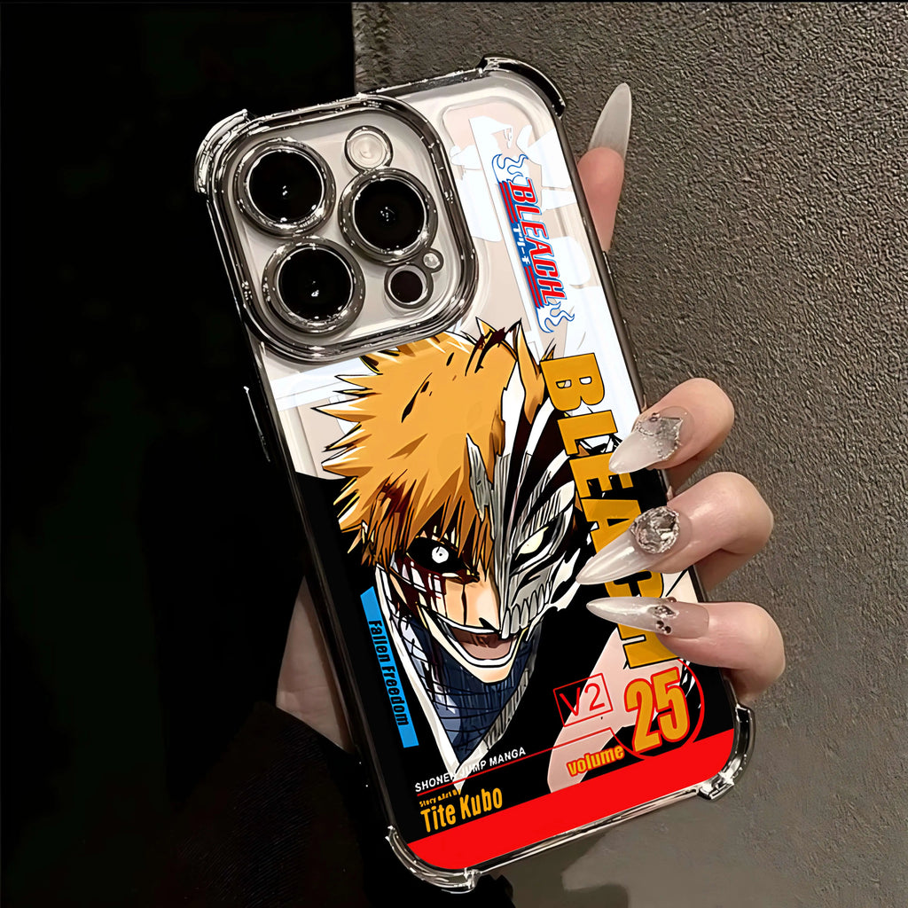 Bleach Ichigo Plating iPhone Case | Anti-Drop Airbag | iPhone 7–16 Pro Max